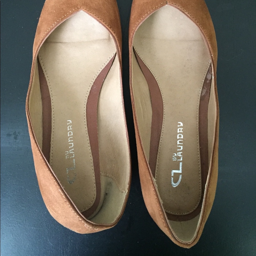 Pointed Toe Brown Suede Wedges